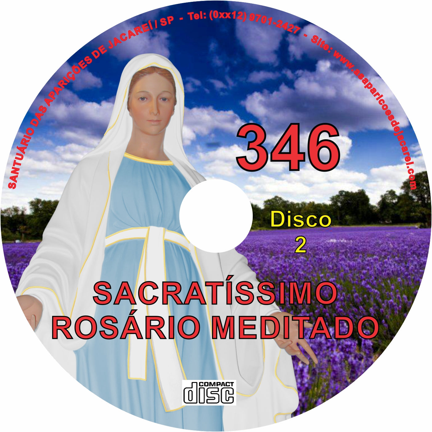 CD Rosário Meditado 346 CD Rosário Meditado 346